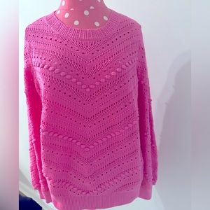 Barbie Pink loft bobble sweater
